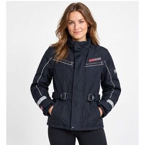 Reima Motorsports Women's M Motorcycle Jacket Cordura Reima TEC Black Reflective